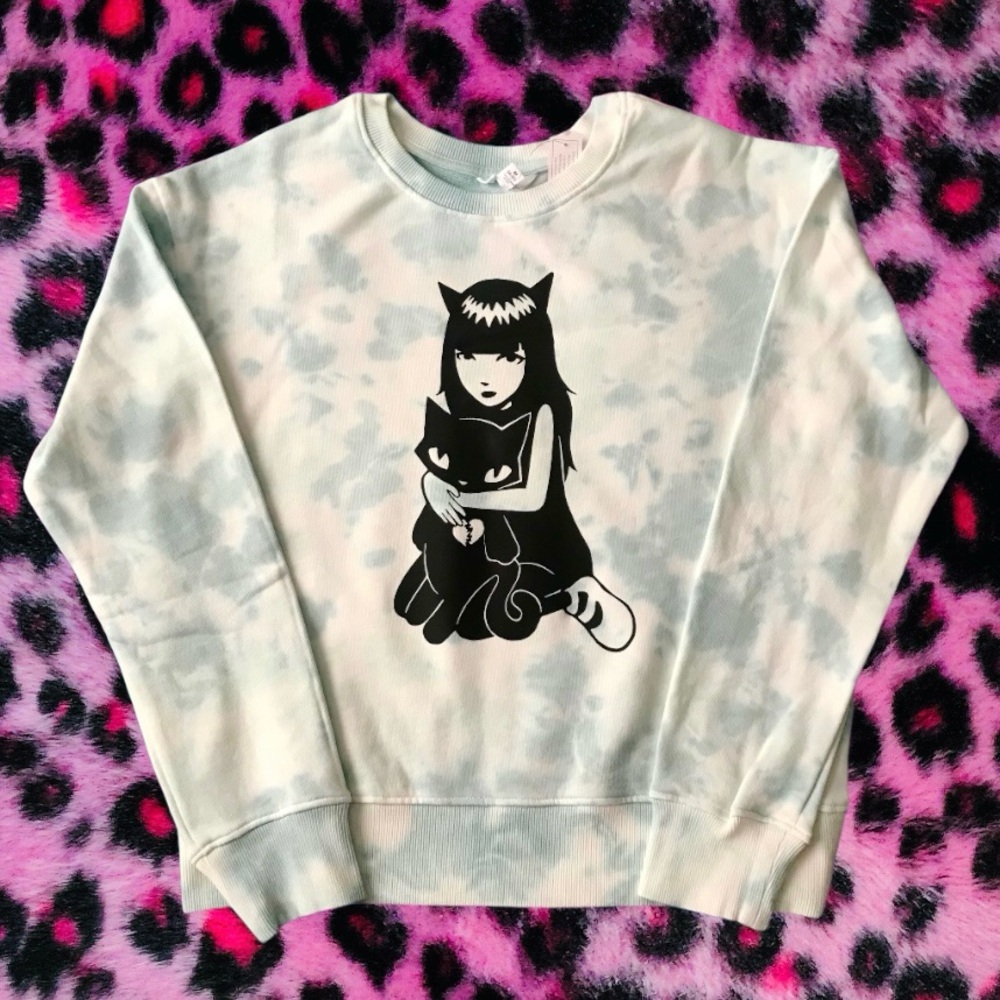 Emily The Strange Crew Neck Sweater